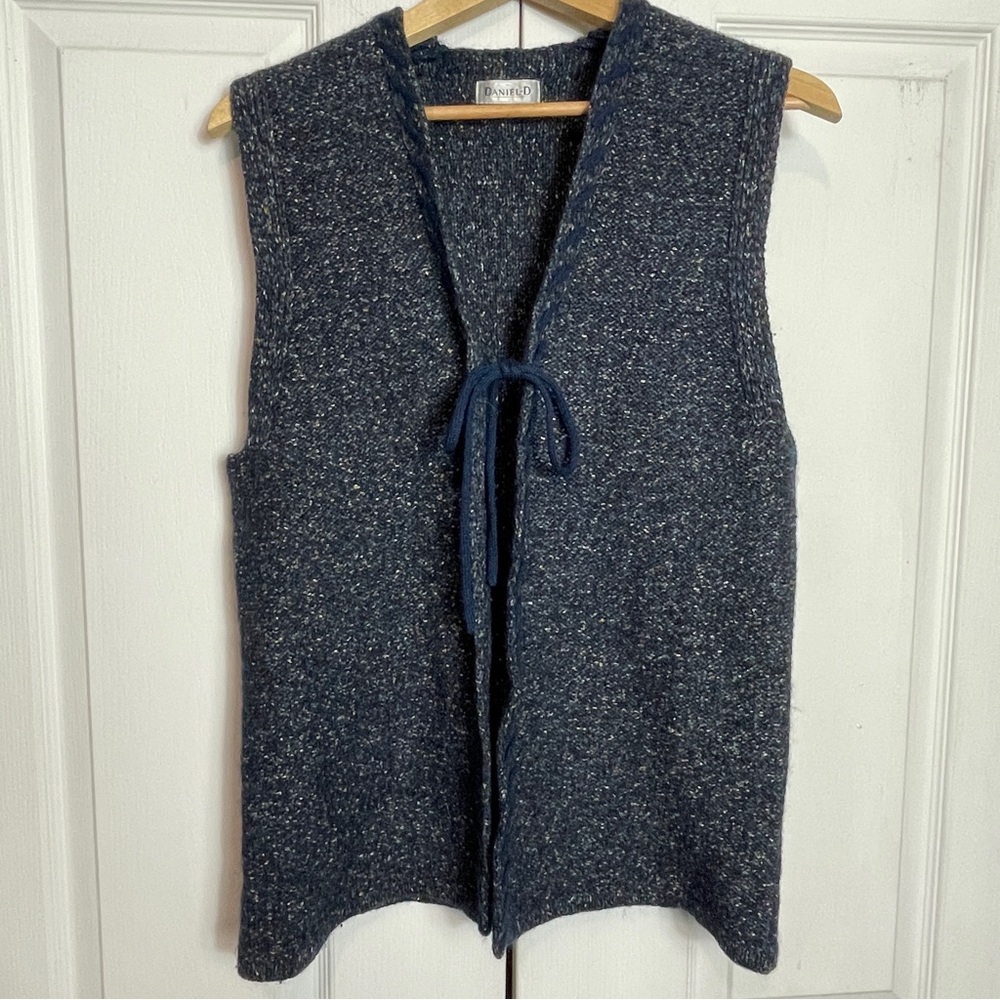 Wool & Silk Knit Sweater Vest